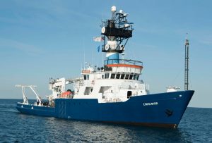 The RV Endeavor, the University of Rhode Island’s research vessel. Photo courtesy of the Inner Space Center.